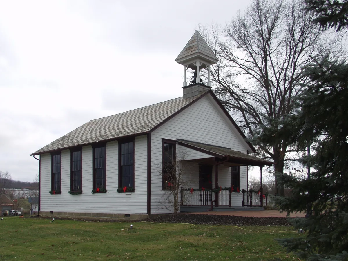 Historic 1874 brick Sample Schoolhouse at the Cranberry Municipal Center