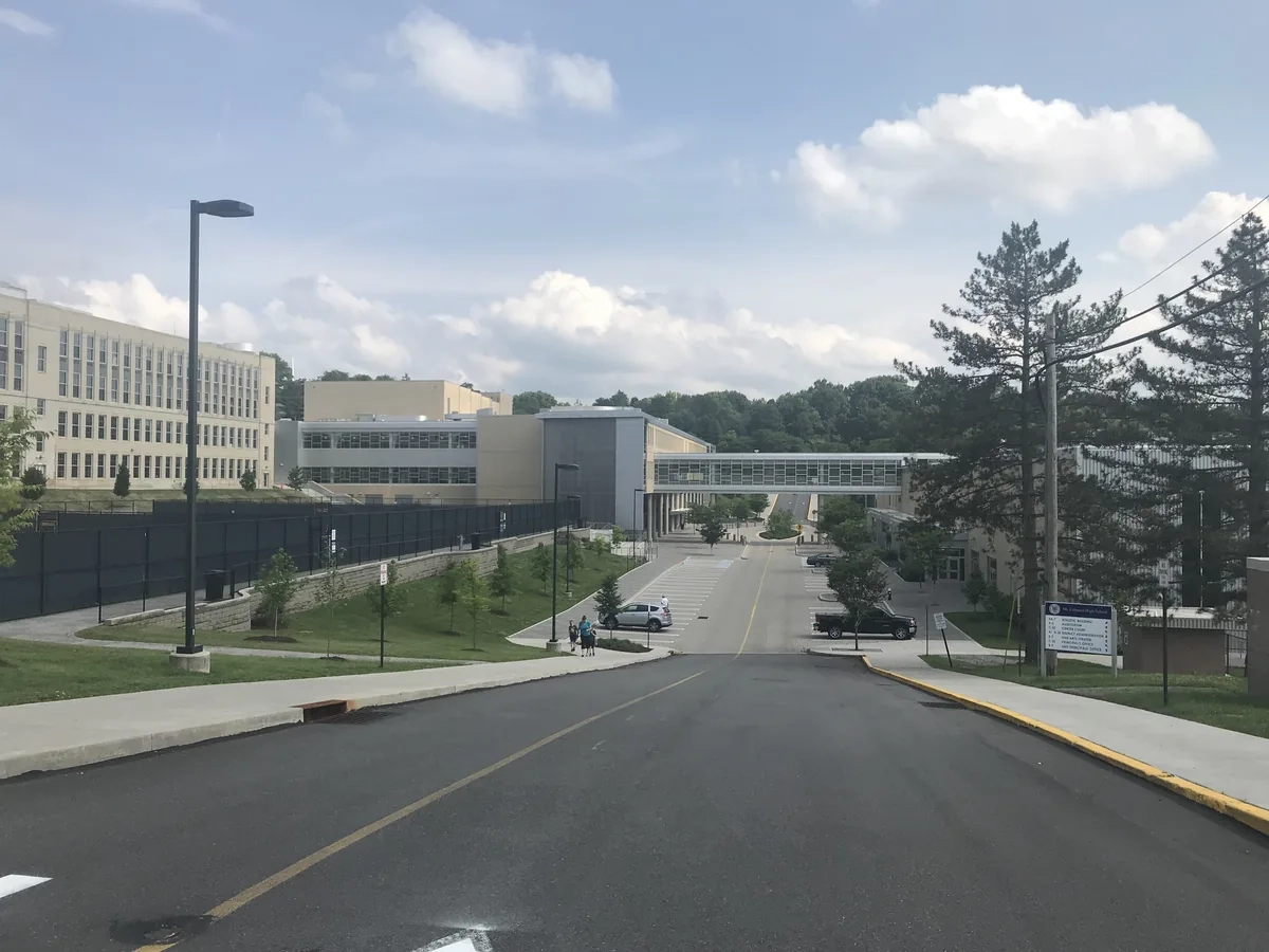 Mt. Lebanon High School campus in the South Hills of Pittsburgh