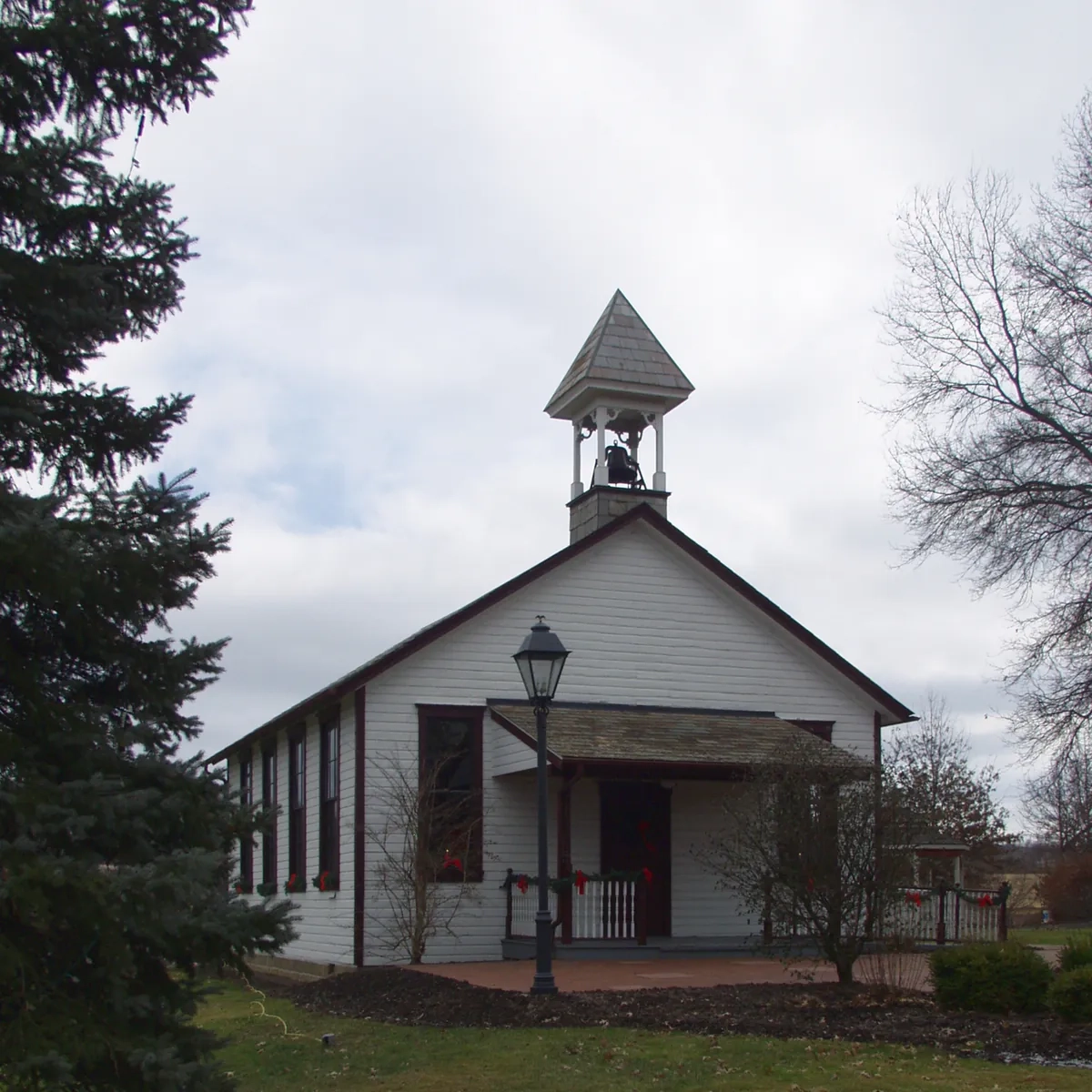 Historic 1874 brick Sample Schoolhouse at Cranberry Municipal Center