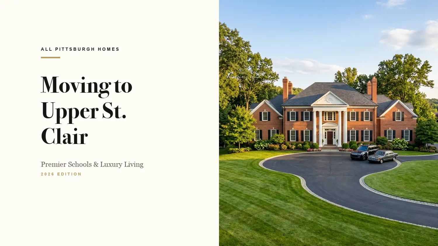 Moving to Upper St. Clair PA: 2026 Real Estate Guide