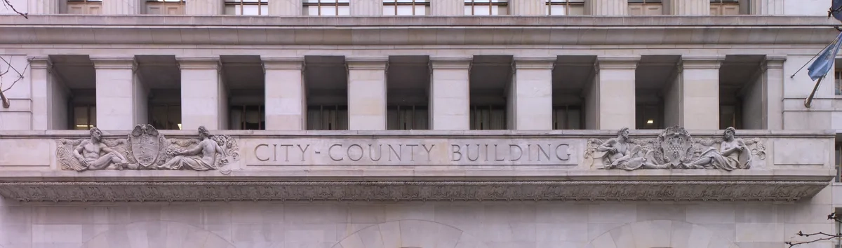 Allegheny County Property Assessment Headquarters Inscription