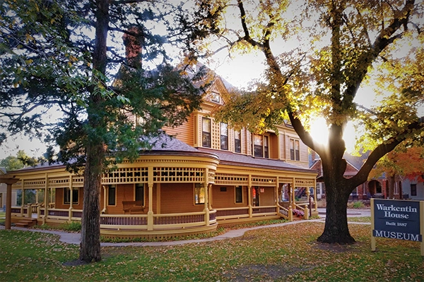 Side view of the Warkentin House