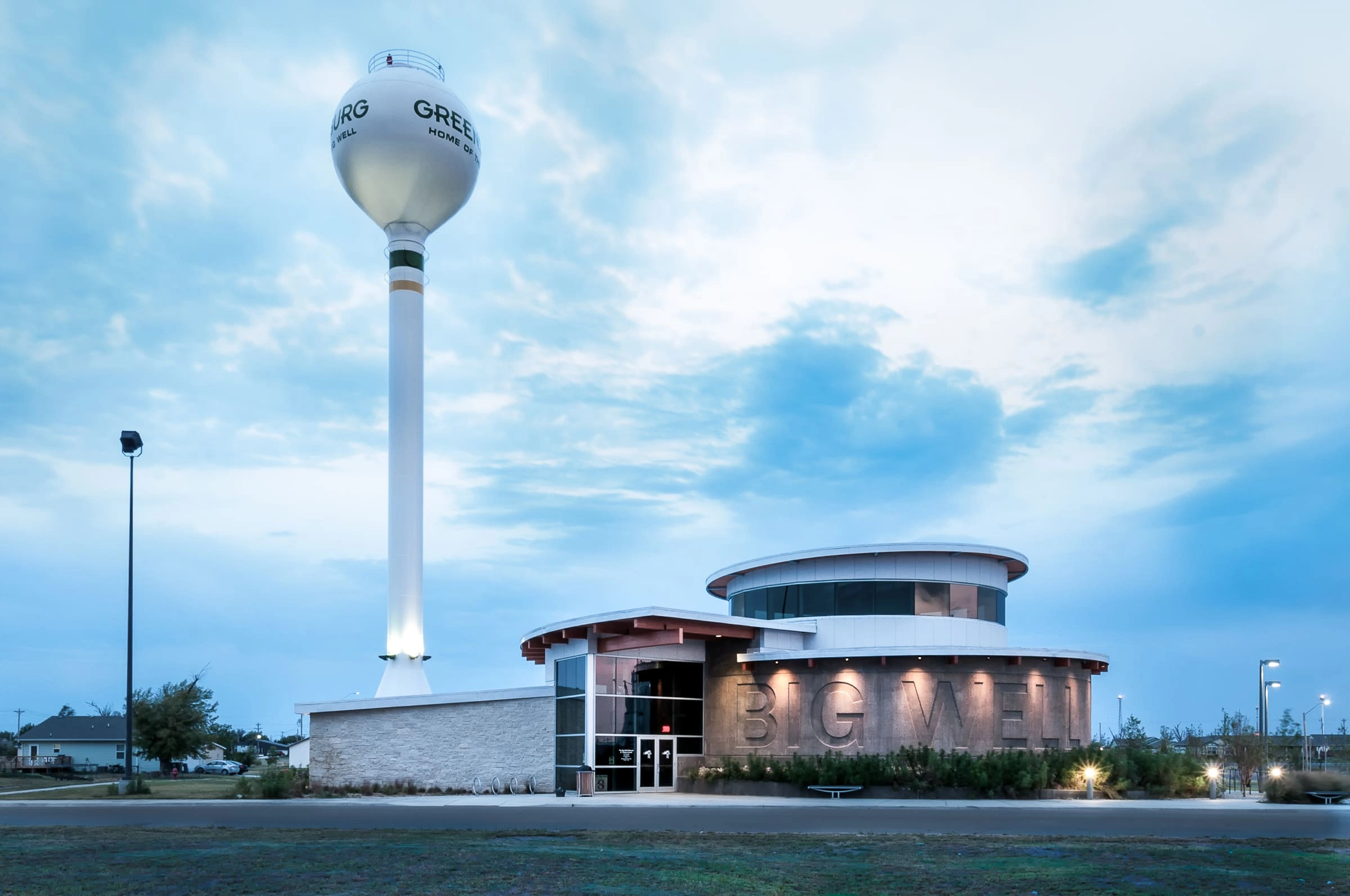 Big Well, Greensburg Image outside of Big Well Museum, Greensburg