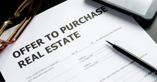 Making offer for real estate Making offer for real estate