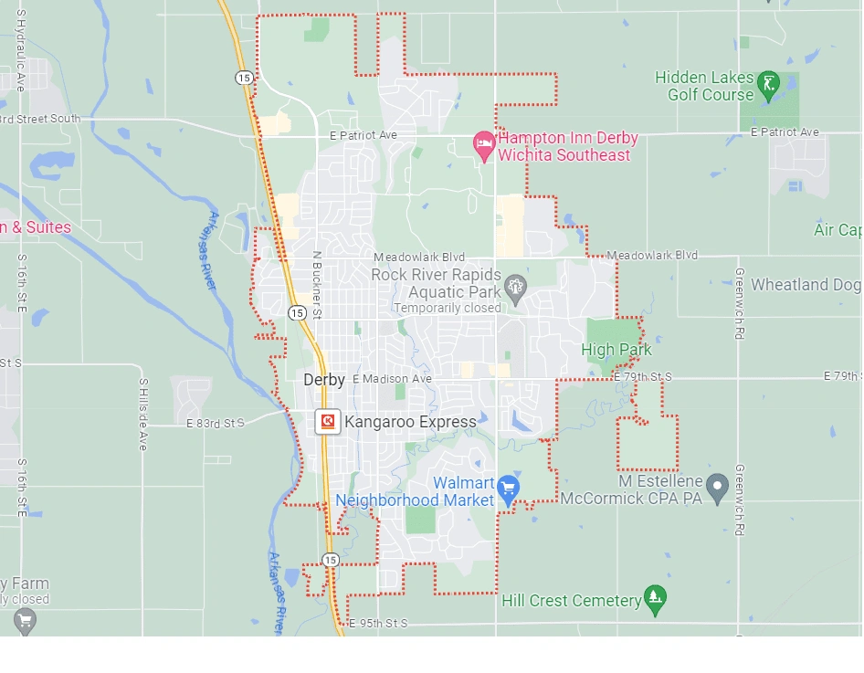 Derby, KS Location