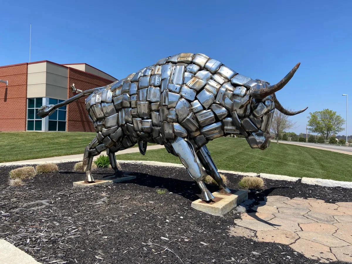 Chrome Bumper Sculptures