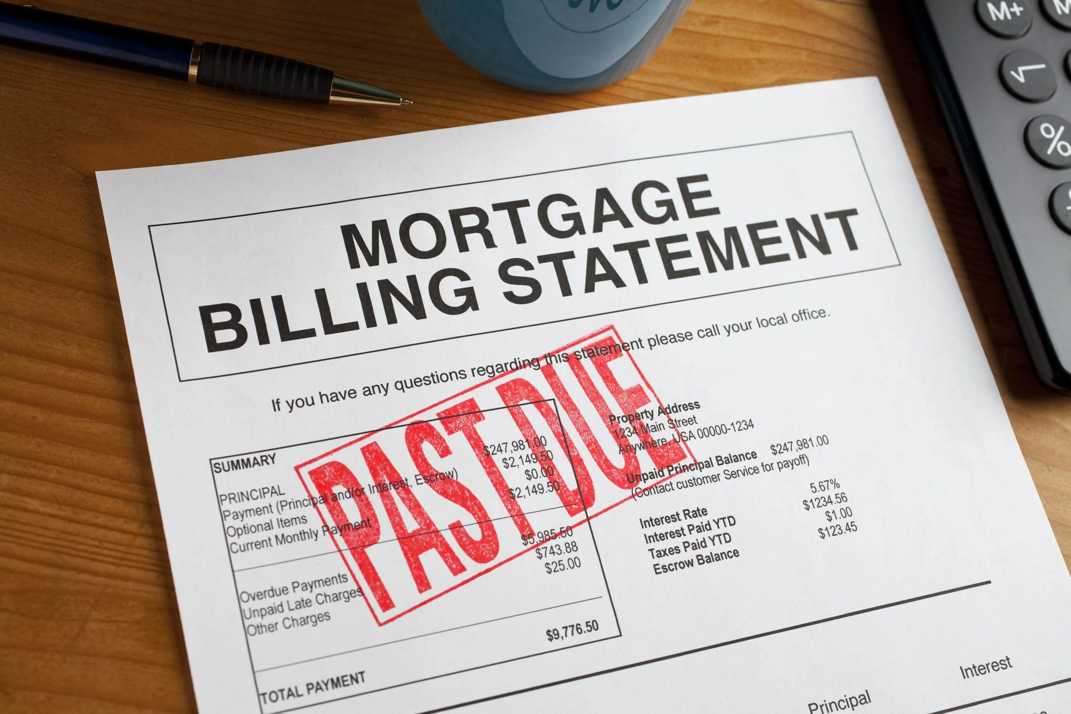 Late Mortgage Payment