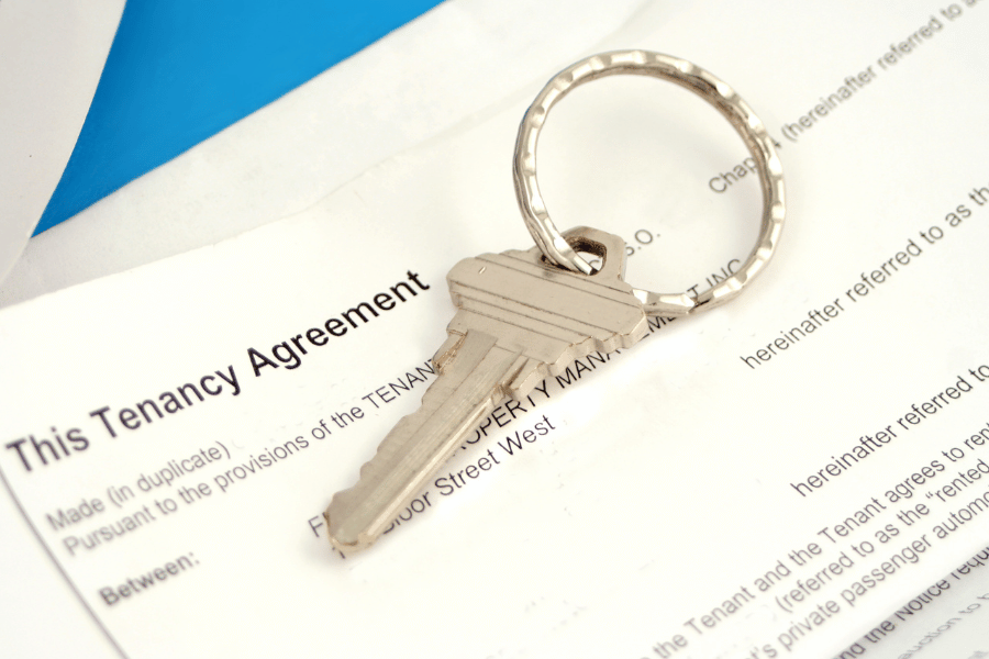 Tenancy Agreement paperwork signing 