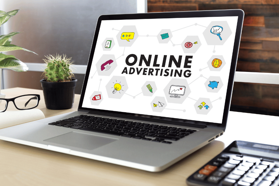 Marketing online skills in real estate using advertising properties 