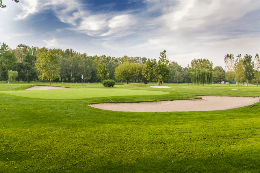 Pristine golf course with beautiful views in NC
