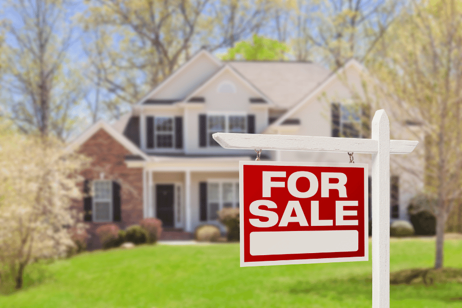 Beautiful two story home for sale with large yard 