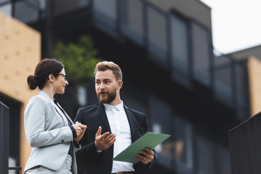 Considering buying a property talking to a professional  
