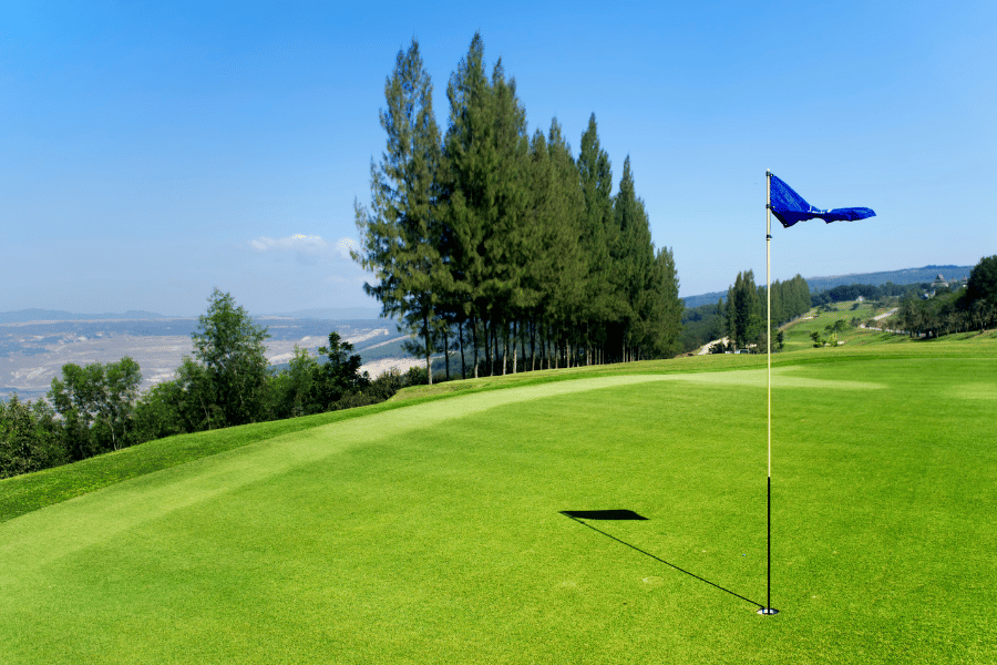 Beautiful views from golf course