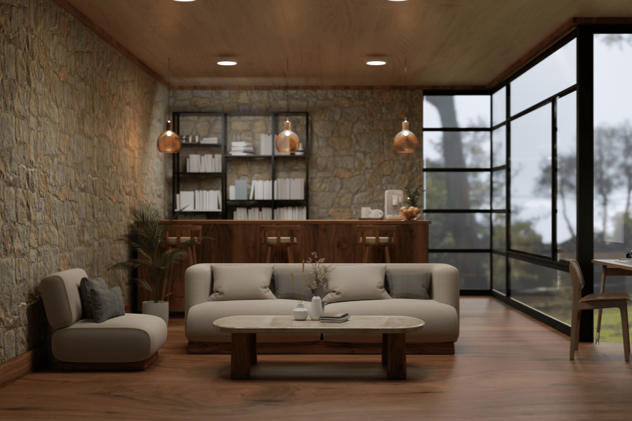 Be as detailed or minimalist as you want with a Modern home style