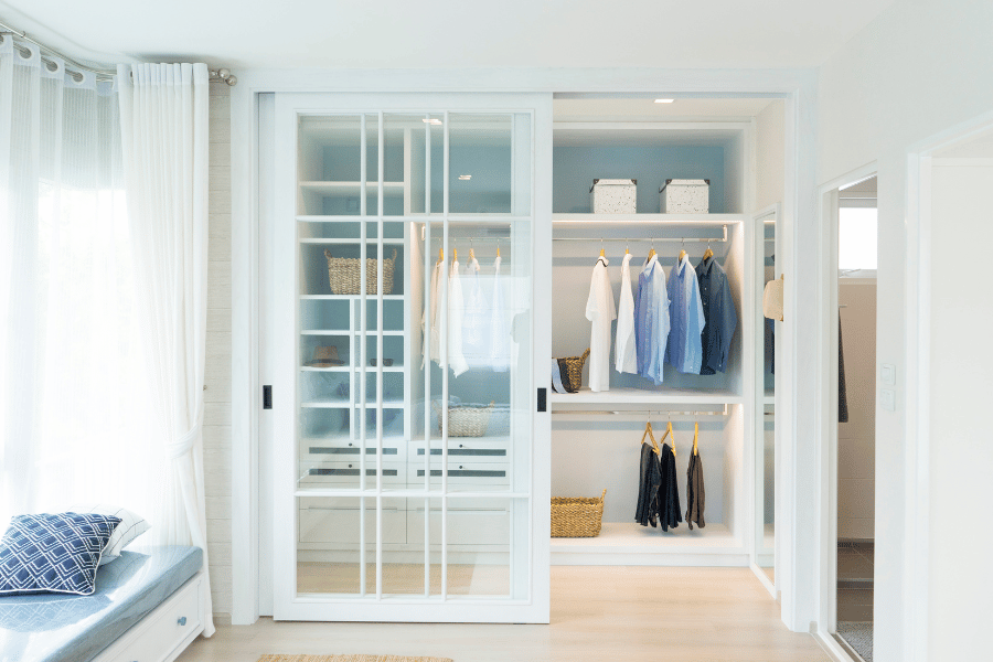 Extra room used as a closet
