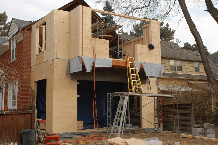 Adding a new room to a home 