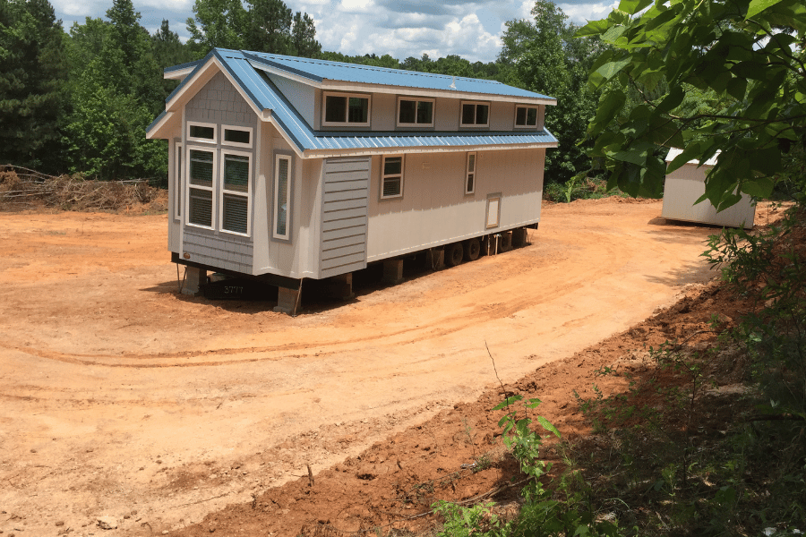 Construction on tiny home