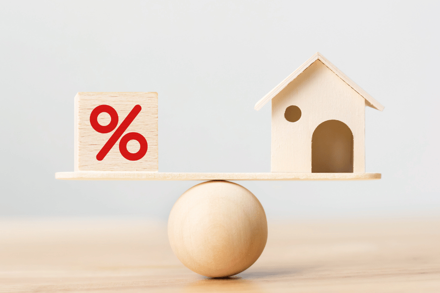 Even rates and prices in a housing market