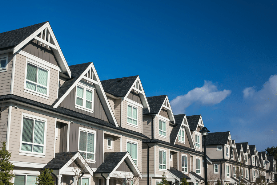 Apartment complex on a sunny day