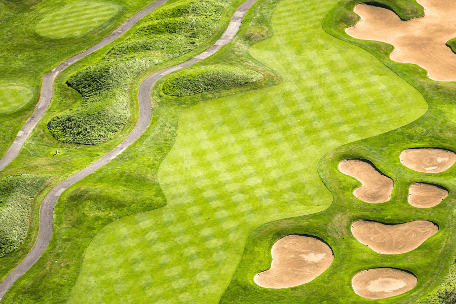 Golf course overview