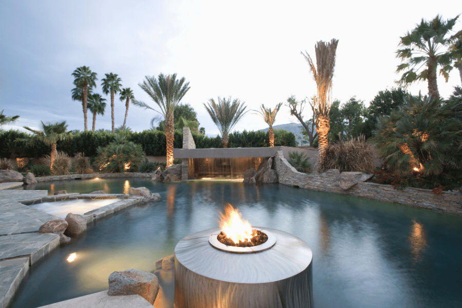 Beautiful biophilic pool