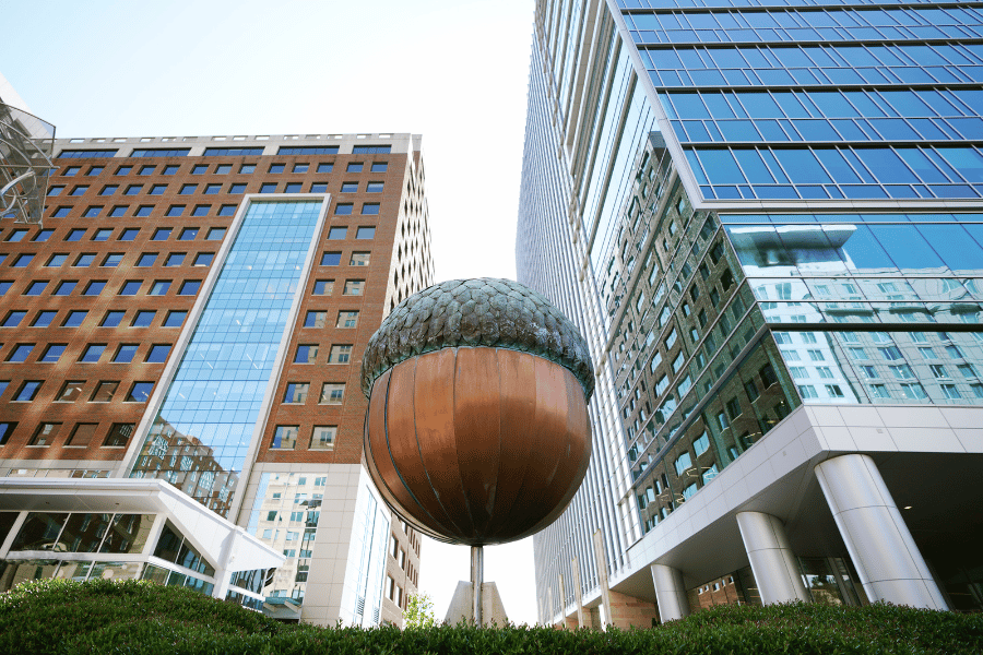 Acron Statue in Raleigh, NC