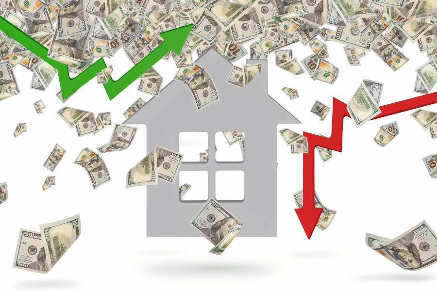 Home value changing over time