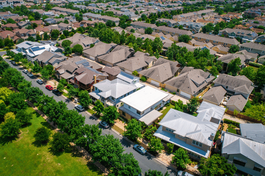 Community view for real estate