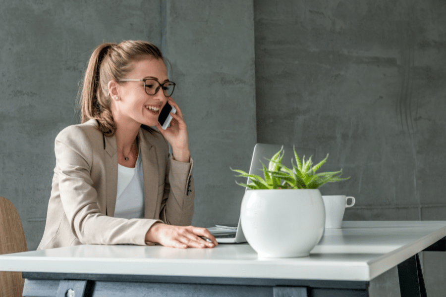 Realtor prospecting and cold calling potential clients